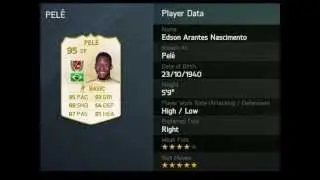 Fifa 14 - FUT Legends Cards Official Overalls | The Top 10! | [HD]