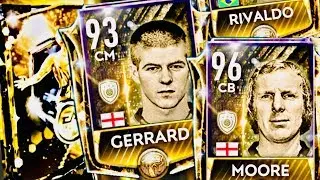BIGGEST ICONS AND REWARD PACKS IN FIFA MOBILE 19 // Best icons Gerrard, Moore and Rivaldo Gameplay