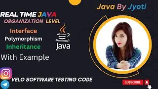 Inheritance | Polymorphism java with Example for Automation Testing | Java By Jyoti