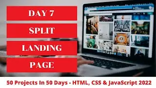 JavaScript Tutorial for Beginners #7 -- Split Landing Page