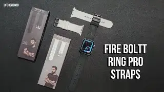 Быстросъемные и регулируемые запасные силиконовые ремешки Fire Boltt Ring Pro | Распаковка и обзор
