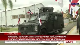 Ministerio de Defensa presentó el primer vehículo militar blindado