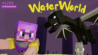 This World is ONLY OCEAN - DRAGON TIME AT LAST | Minecraft Live Stream with Friends