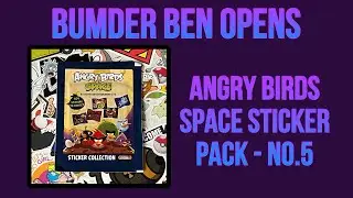 Opening A Angry Birds Space Sticker Pack *No.5*
