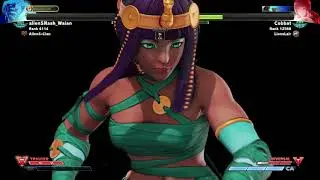 SFV Ranked Match AlienSNash Waian (Nash) vs Cobbat (Menat)