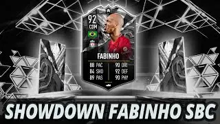 FIFA 22 SHOWDOWN FABINHO SBC! (CHEAPEST SOLUTION - NO LOYALTY)