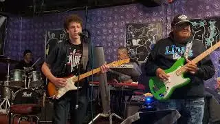 Mighty Michael jamming with Ralph Armstrong March 2025