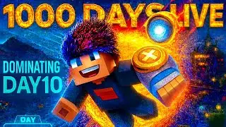Day 10 | 1000 Days Minecraft Challenge | Free Public Server &ndash; JOIN LIVE NOW! 🔥