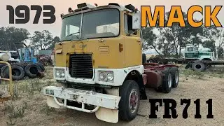 Замена корпуса дифференциала на Mack FR700 1973 года выпуска.