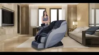 RoboticVibe Massage Chair - RV2020: 20 Auto Wellness Programs, Led Touch, Rotary Switch