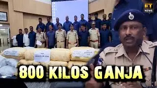 cybrabad Police seized 800 kg Ganja worth 2 crore seized |  @ETNewschannel