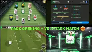Ea fc mobile pack opening + VS attack match😍 Gameplay video #2 |Panda gamer #eafcmobile #youtube