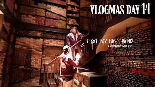 i got my first wand @ ollivander's wand shop ✨ | vlogmas day 14