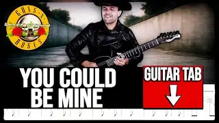 【GUNS N' ROSES】[ You Could Be Mine ]  cover by Dotti Brothers | GUITAR LESSON