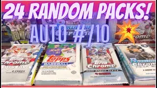 Случайные наборы🔥 24 случайных набора бейсбольных карточек ** Авто /10 + другие хиты!!! **