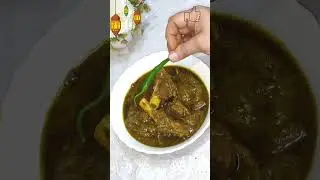 Green Mutton Recipe|Hare Masale Ka Mutton #cooking#mutton#shorts#shortfeed