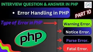 Error Handling in PHP?