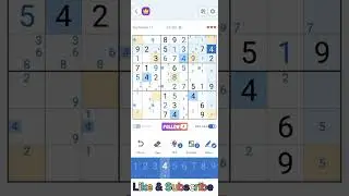 Daily Sudoku solve from Sudoku Master app #lofi