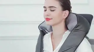 SNAILAX Shiatsu and hand-grip neck and shoulder massager with heat