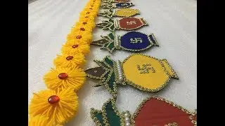 Diwali Series #5 | Kalash Toran Making For Dussehra & Diwali | Kalash Door Toran Making Decorations