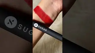 Sugar Matte Attack Transfer Proof Lipstick💄💄Spring Crimson👄#lipstick#shorts#sugar#youtubeshorts