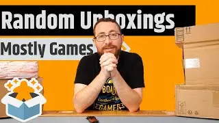 Unboxing Random Games - Roll & Writes, Deck Builders & Prototypes I Wasn't Expecting...