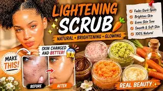 DIY Brightening Body Scrub for Smooth, Glowing Skin ✨🎀🌸This are ways to make your own scrub at home