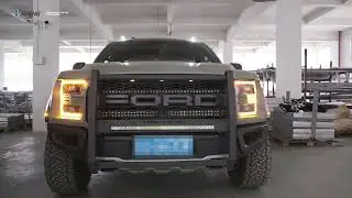 VLAND LED Projector Headlights Assembly for 2015-2017 FORD F150 #vland #vlandheadlights #ford #f150