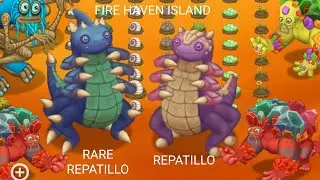 RARE REPATILLO on Fire Haven - My Singing Monsters