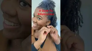 Quick Slippage Fix & Microloc Hairstyle #diymicrolocs #microlocstyles #therlslife#hairfreedom