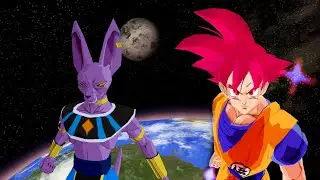 &Uacute;LTIMA BATALHA ENTRE BILLS E GOKU DRAGON BALL BUDOKAI TENKAICHI 4
