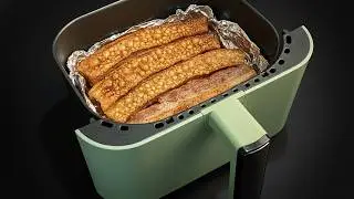 CRISPY Pork Belly Air Fryer Recipe (In 45 Minutes!)