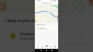 Commute app for monitoring real time traffic update