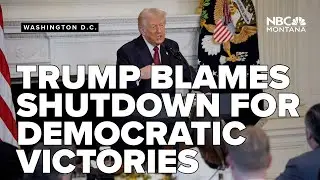 Trump blames Democratic victories on shutdown, asks GOP to end filibuster in Senate