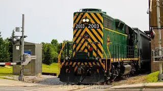 SMS Rail Lines EMD GP38-3 2003 In Action at Pureland with a Leslie RS5T Train Horn 8/1/23