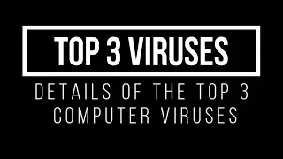 The Top 3 Most Destructive Computer Viruses in History