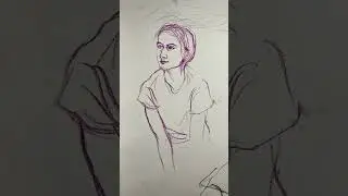 10 min Life Drawings by Leon Lou at ArtPrize 2022
