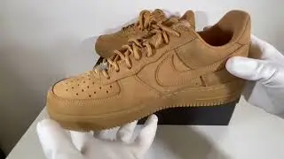 Nike Air Force 1 Low SP Supreme Wheat [DN1555-200] unboxing