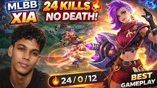 Unstoppable X.Sia 24-0 | Perfect Game in MLBB Ranked