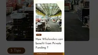 Does your wholesale needs funding ?