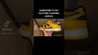 EARLY LOOK! Nike dunk low #goldenrod #nikedunk