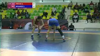 Round 3 WW - 53 kg: A. TEKOUK (ALG) v. S. MOHAMED (EGY)