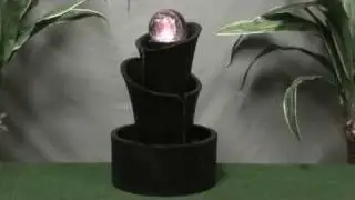 2 Tier Twist Crystal Ball Water Feature
