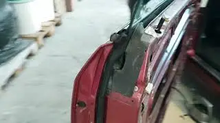 Mercedes A124 cabrio door without Silent Coat damping