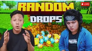 Minecraft But Block Drops Are Random Ft. @MrJuniorOfficial
