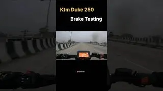 Ktm Duke 250 Brake Testing On Road #trending #bikers #duke250gen3 #reels #rider #shorts #ktm #duke