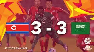 DPR KOREA vs SAUDI ARABIA: AFC U23 Championship 2016 (Group Stage)