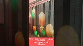 P3.91 x 7.82 Transparent Screen #led #ledscreenfactory #leddisplay #ledscreensupplier #ledscreen