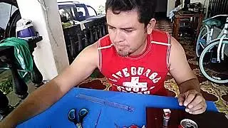 Como hacer plomada de pesca con una lata