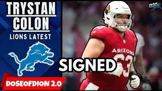 Lions SIGN OL Trystan Colon - LONG OVERDUE Signing